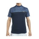アドミラル Admiral ストレッチ ローラーカモフラージュプリント モックネック半袖シャツ(4)
