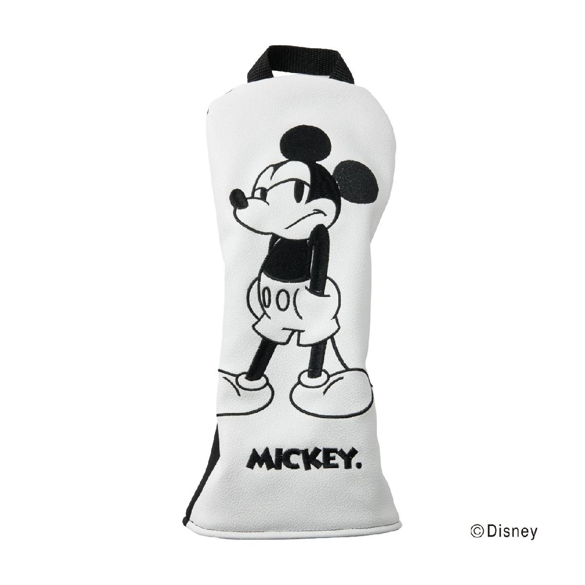 モノトーンディズニー ヘッドカバー DR用ディズニー / Disney商品の特徴合皮素材を使用したドライバー用ヘッドカバー。表側にミッキー刺繍、裏側にはネオプレーン素材。クラブの着脱がしやすい仕様。素材合成皮革(ポリウレタン)サイズバリエーション460cm3対応製造国中国シーズン2026年モデル26fwacc