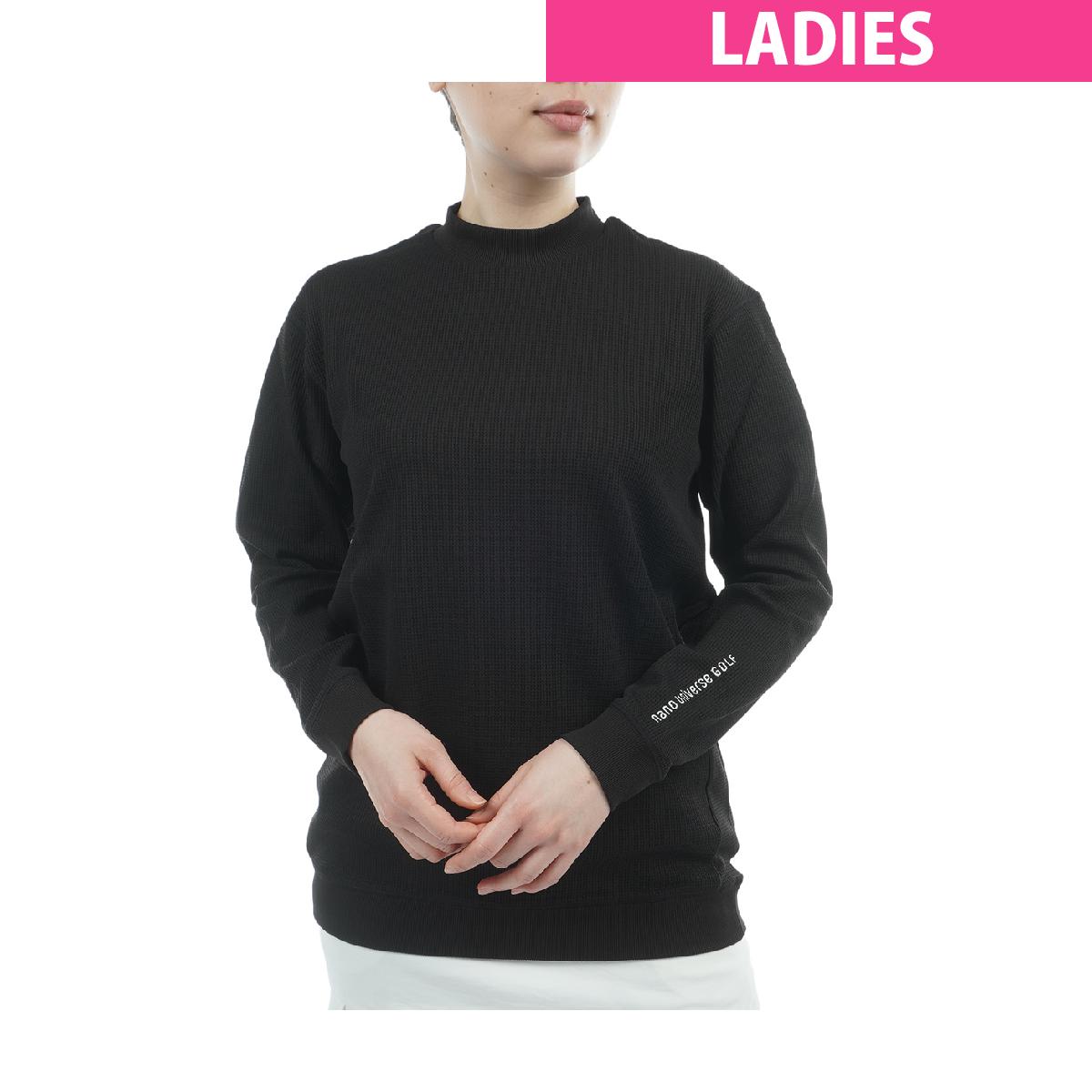 ビーツ・パー・ミニット　NANO universe GOLF　サマールモックネック 長袖シャツ　レディス