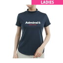 アドミラル Admiral カラタッチ ロゴプリント半袖モックシャツ レディス