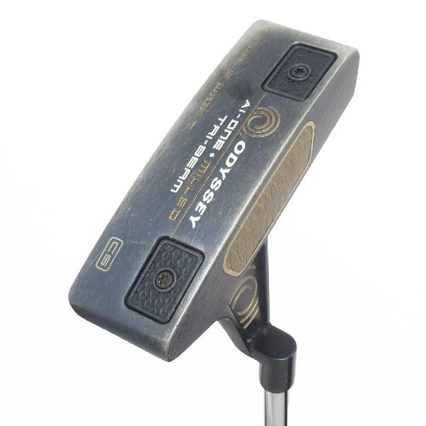 オデッセイ　AI-ONE MILLED　Ai-ONE MILLED TRI-BEAM DOUBLE WIDE T CS パター スチールシャフト　シャフト：スチールシャフトDランク　フレックス計測項目外　男性用 メンズ用