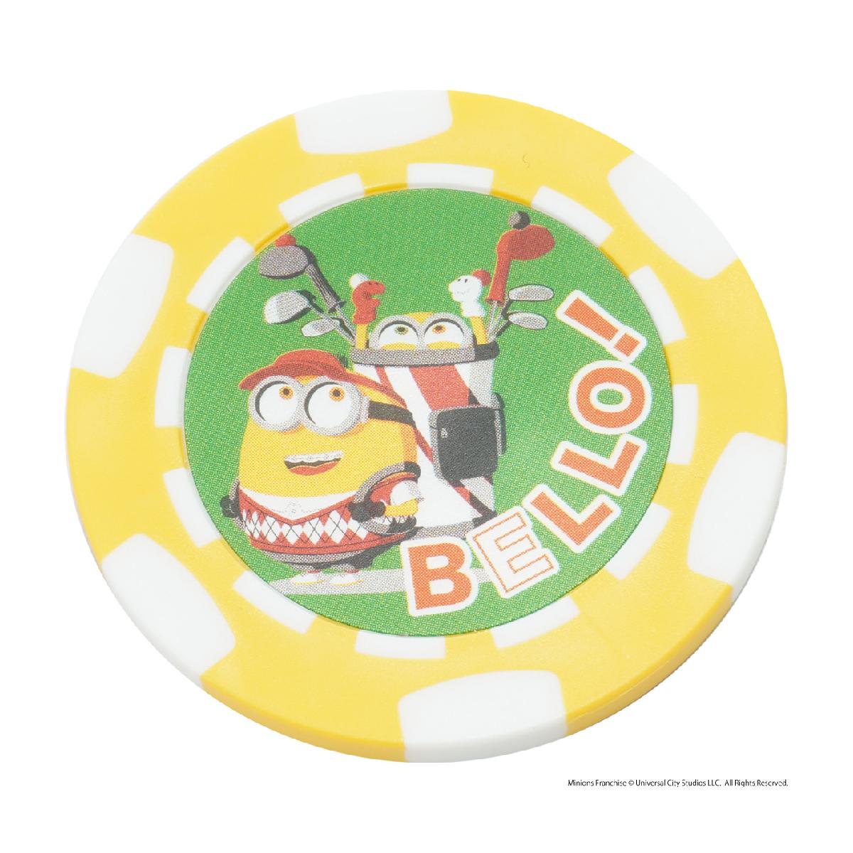 ミニオン コインマーカーマルシン / marushin商品の特徴カジノチップ風デザインのキャラクターコインマーカー。マグネットタイプ。素材ABS樹脂、磁石製造国中国サイズバリエーション約4×4cmシーズン2025年モデル25fwacc