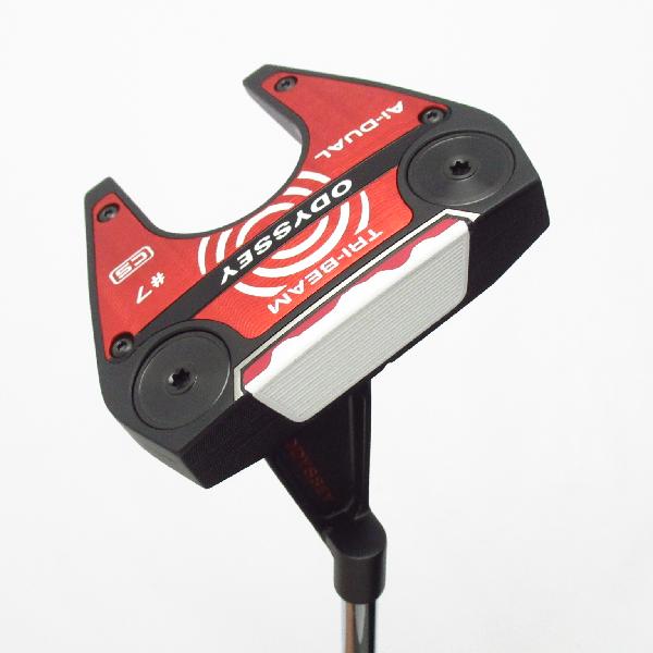 【中古】オデッセイ　Ai-DUAL　Ai-DUAL TRI-BEAM #7 CS パター スチールシャフト　【34】シャフト：スチールシャフトBランク　フレックス計測項目外　男性用 メンズ用　右用