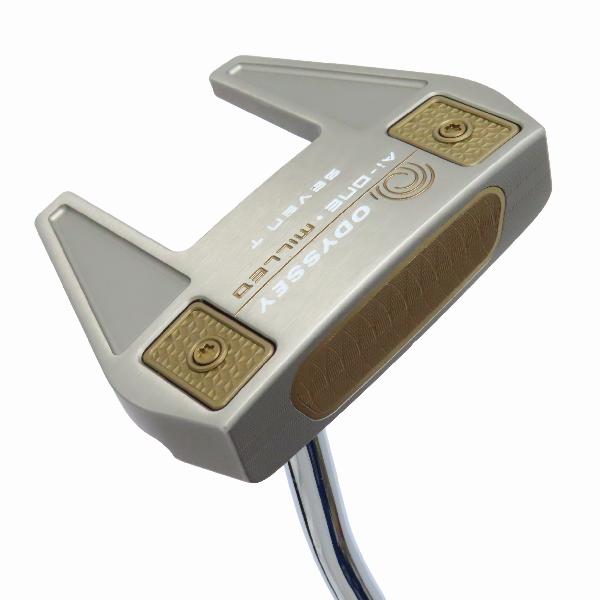 【中古】オデッセイ　AI-ONE MILLED　Ai-ONE MILLED SILVER SEVEN T DB パター スチールシャフト　【34】シャフト：スチールシャフトCランク　フレックス計測項目外　男性用 メンズ用　右用