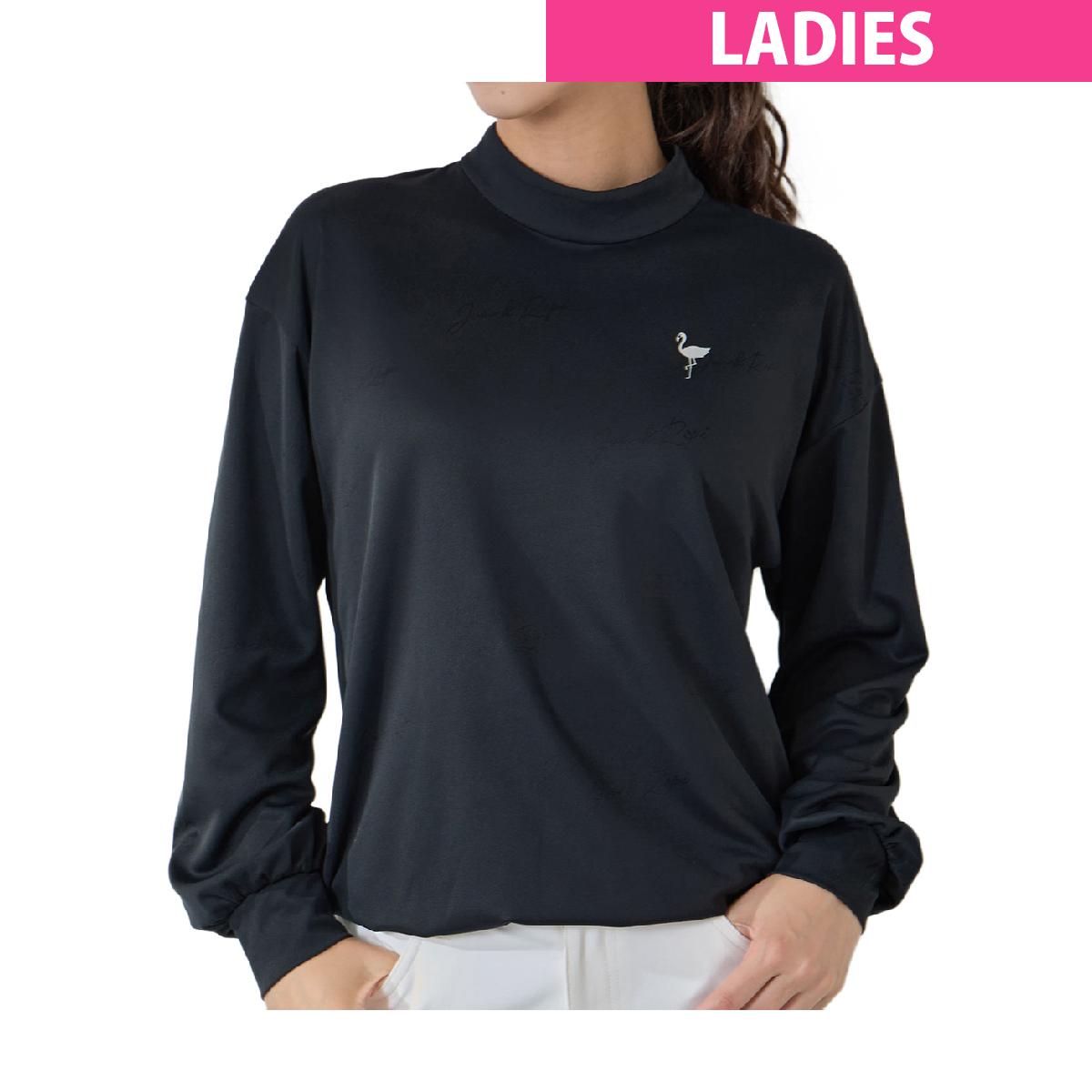 ジュン アンド ロペ JUN & ROPE ロゴジャカードドロスト長袖プルオーバー レディス