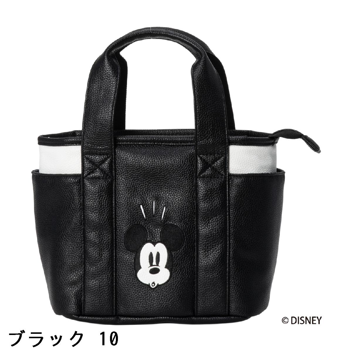 ディズニー　Disney　ブラック ディズニー ラウンドトートバッグ