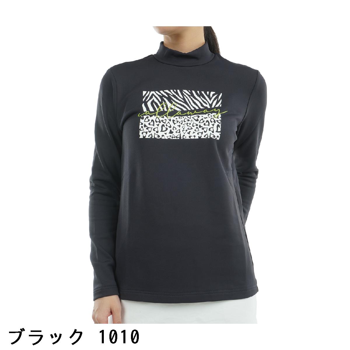 キャロウェイゴルフ　Callaway Golf　レオパードプリントモックネック長袖シャツ　レディス