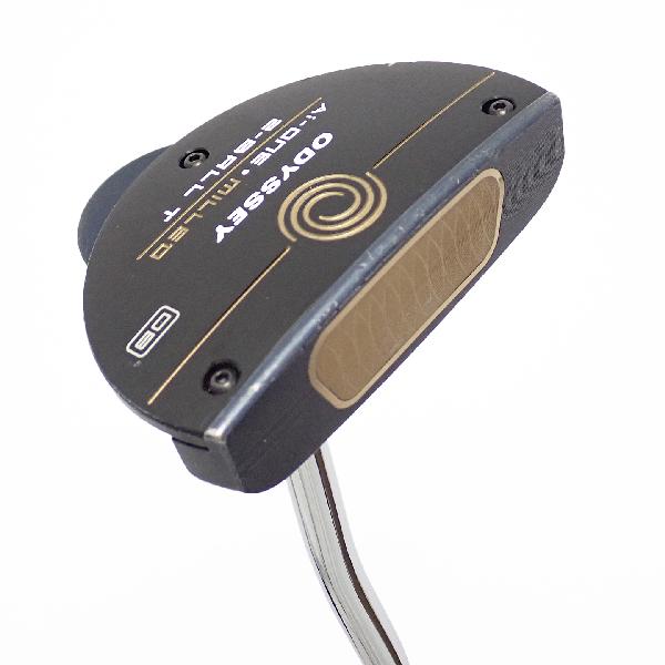 【中古】オデッセイ　AI-ONE MILLED　Ai-ONE MILLED 2-BALL T DB パター スチールシャフト　【34】シャフト：スチールシャフトDランク　フレックス計測項目外　男性用 メンズ用　右用