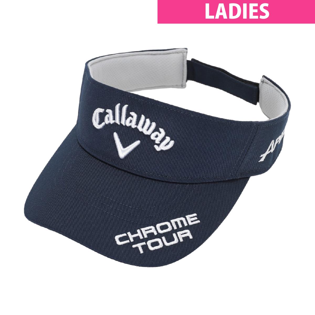キャロウェイゴルフ　Callaway Golf　JM ツアー RTW サンバイザー　レディス