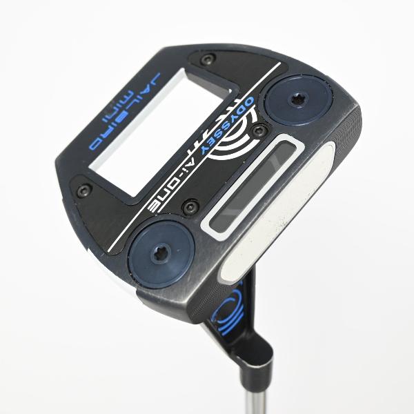 【中古】オデッセイ　AI-ONE　Ai-ONE TRI-BEAM JAILBIRD MINI パター スチールシャフト　【34】シャフト：スチールシャフトCランク　フレックス計測項目外　男性用 メンズ用　右用