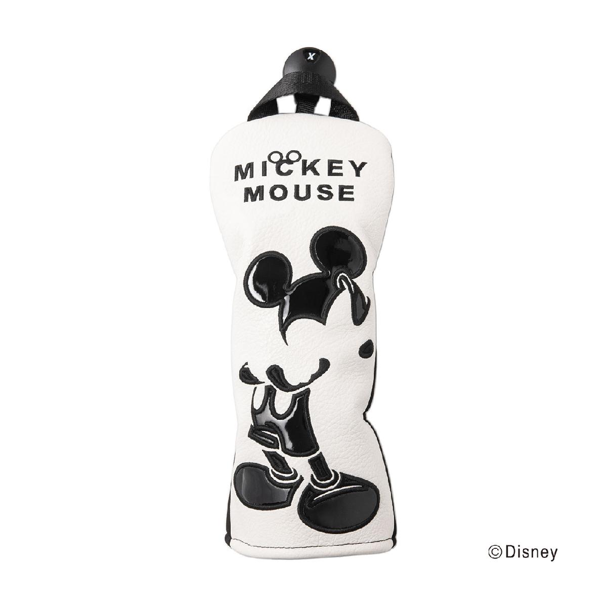 モノクローム ミッキーゴルフ ストレッチヘッドカバー FW用ディズニー / Disney商品の特徴ブラックディズニーをテーマにしたオールドタイプのミッキーがモチーフ。高級感あるレザー調の合皮にエナメルアップリケ刺繍のミッキーが特徴的。裏側にはストレッチ性があるネオプレーン生地を使用することでフィット感あるカバーに仕上がっている。素材合成皮革(ポリウレタン)、ネオプレーンサイズバリエーション200cm3対応製造国中国シーズン2025年モデルdisneycollection 25fwacc