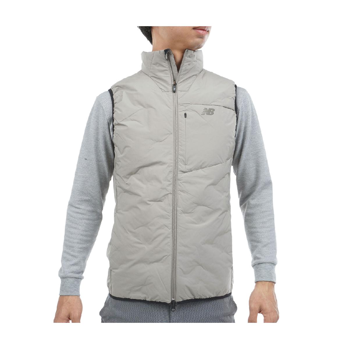 ニューバランス　New Balance　ポケットウィーヴ ライトダウンフルジップベスト
