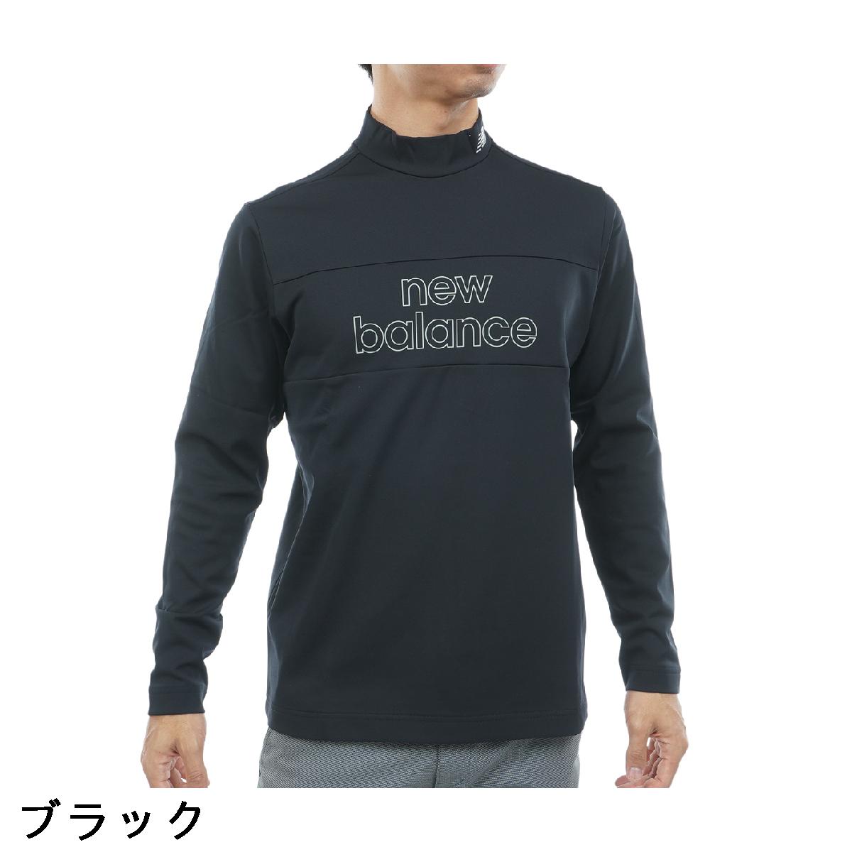 ニューバランス　New Balance Golf　ベア天竺裏フリース 長袖モックネックプルオーバー