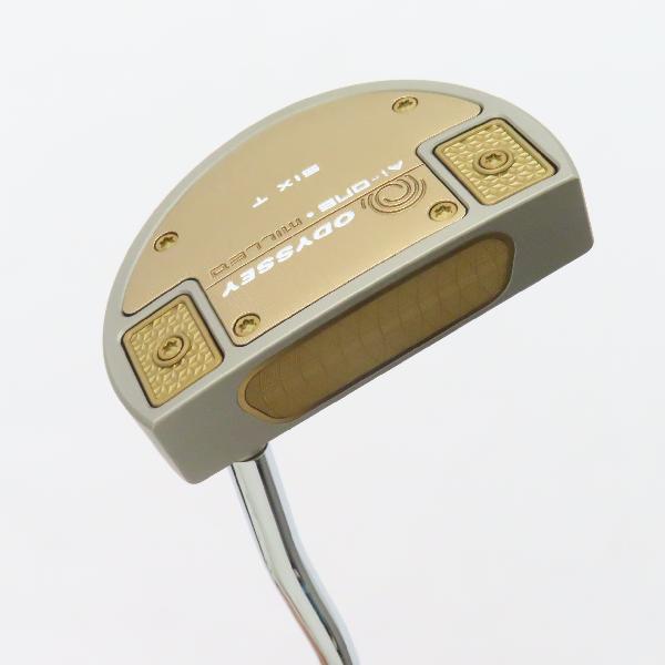 【中古】オデッセイ　AI-ONE MILLED　Ai-ONE MILLED SILVER SIX T DB パター スチールシャフト　【34.5】シャフト：スチールシャフトBCランク　フレックス計測項目外　男性用 メンズ用　右用
