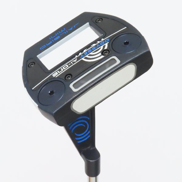 【中古】オデッセイ　AI-ONE　Ai-ONE TRI-BEAM JAILBIRD MINI パター スチールシャフト　【34】シャフト：スチールシャフトCランク　フレックス計測項目外　男性用 メンズ用　右用