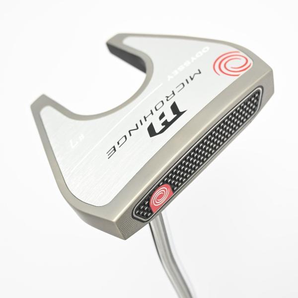 【中古】オデッセイ　ODYSSEY　MICROHINGE #7 DB パター スチールシャフト　【34】シャフト：スチールシャフトBCランク　フレックス計測項目外　男性用 メンズ用　右用