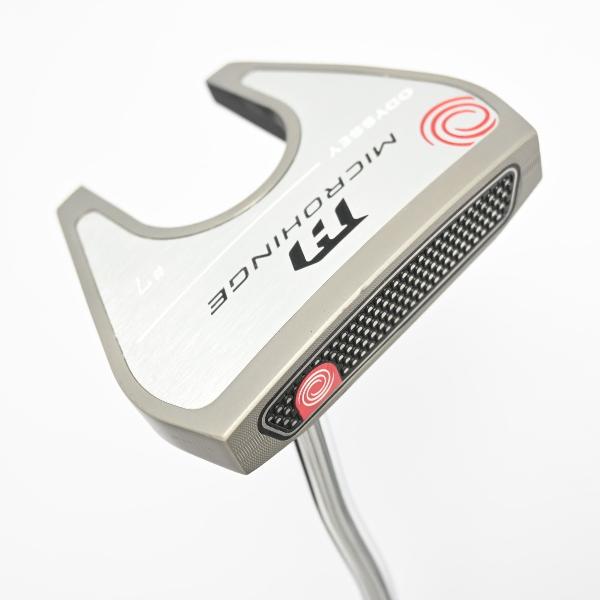 【中古】オデッセイ　ODYSSEY　MICROHINGE #7 DB パター スチールシャフト　【34】シャフト：スチールシャフトCランク　フレックス計測項目外　男性用 メンズ用　右用