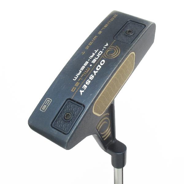 オデッセイ　AI-ONE MILLED　Ai-ONE MILLED TRI-BEAM DOUBLE WIDE T CS パター スチールシャフト　シャフト：スチールシャフトCランク　フレックス計測項目外　男性用 メンズ用　右用