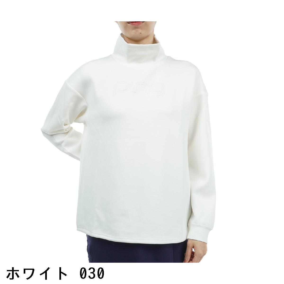 ピン　PING　ダンボールニット 長袖シャツ　レディス