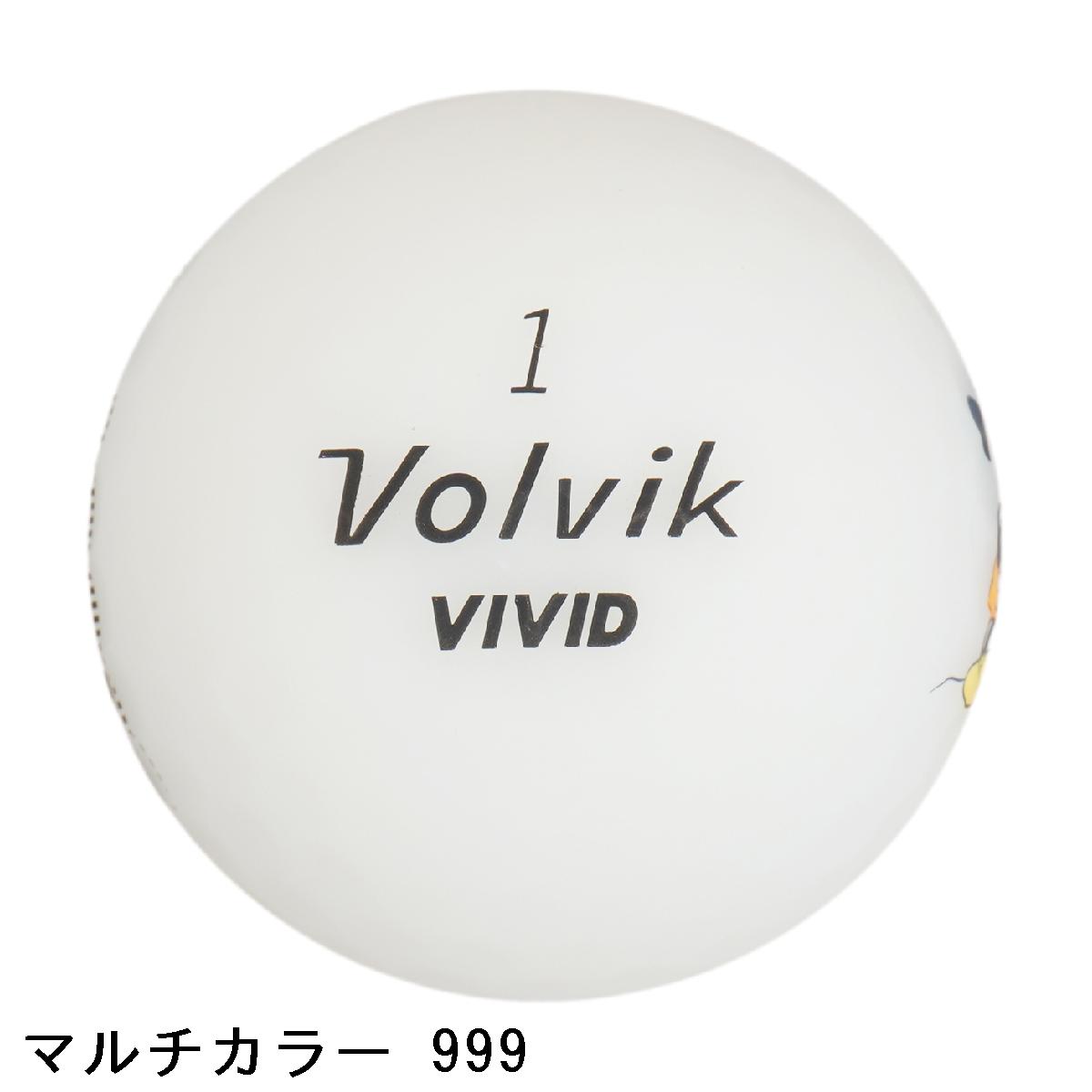 ボルビック　Volvik　VIVID P BIRTHDAY PACK ボール 4個入り