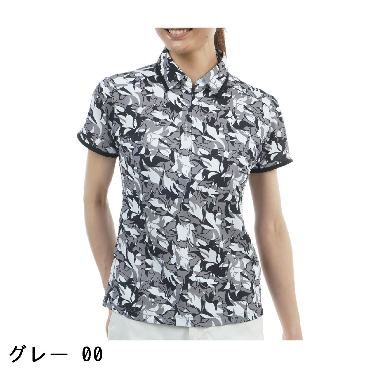 ルコックスポルティフ ゴルフ　Le coq sportif GOLF　RIJOUME ストレッチ リーフ柄...