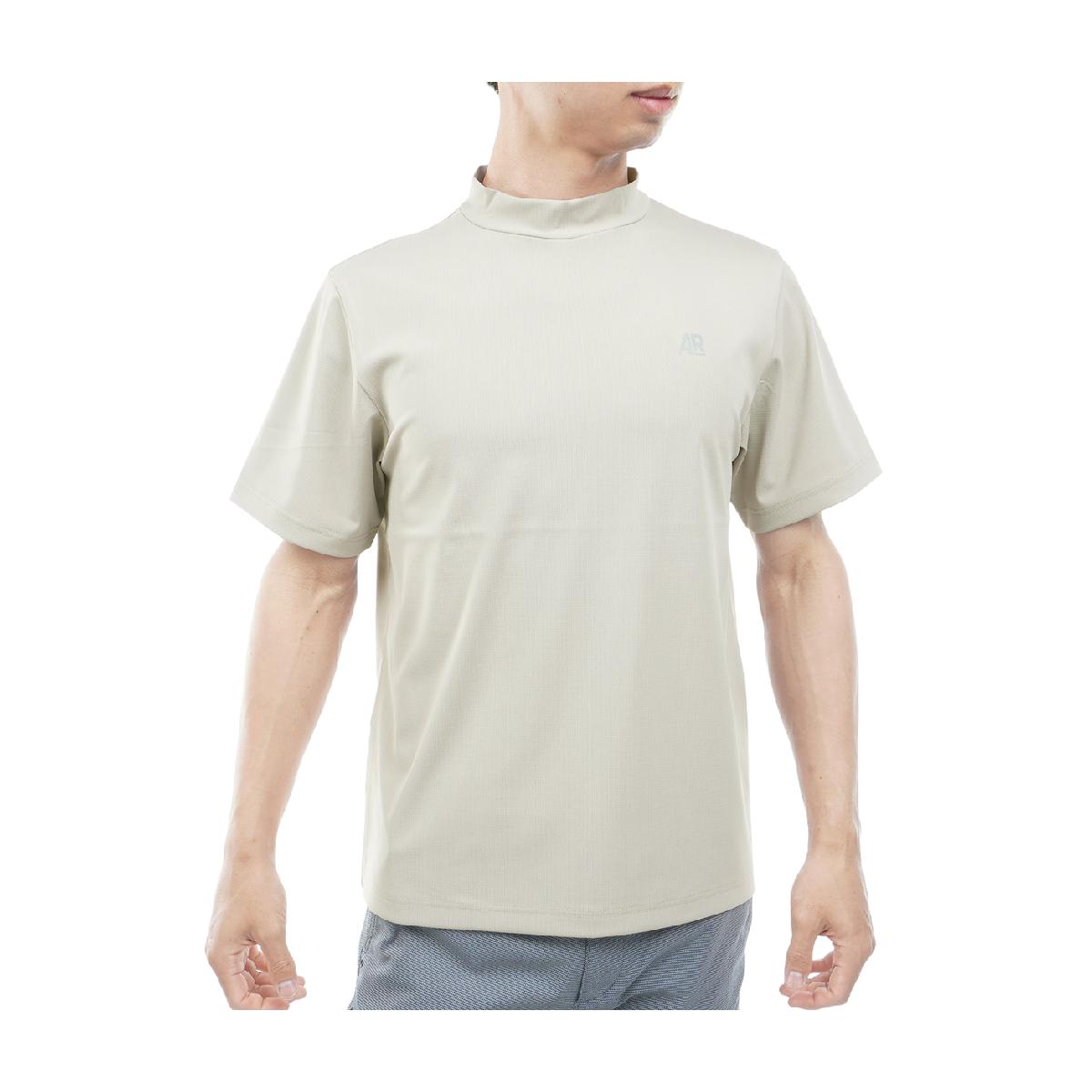 TAKEO KIKUCHI SPORT - アルチビオ　archivio　ストレッチ UV 冷感 バックロゴ半袖ハイネックプルオーバーシャツ