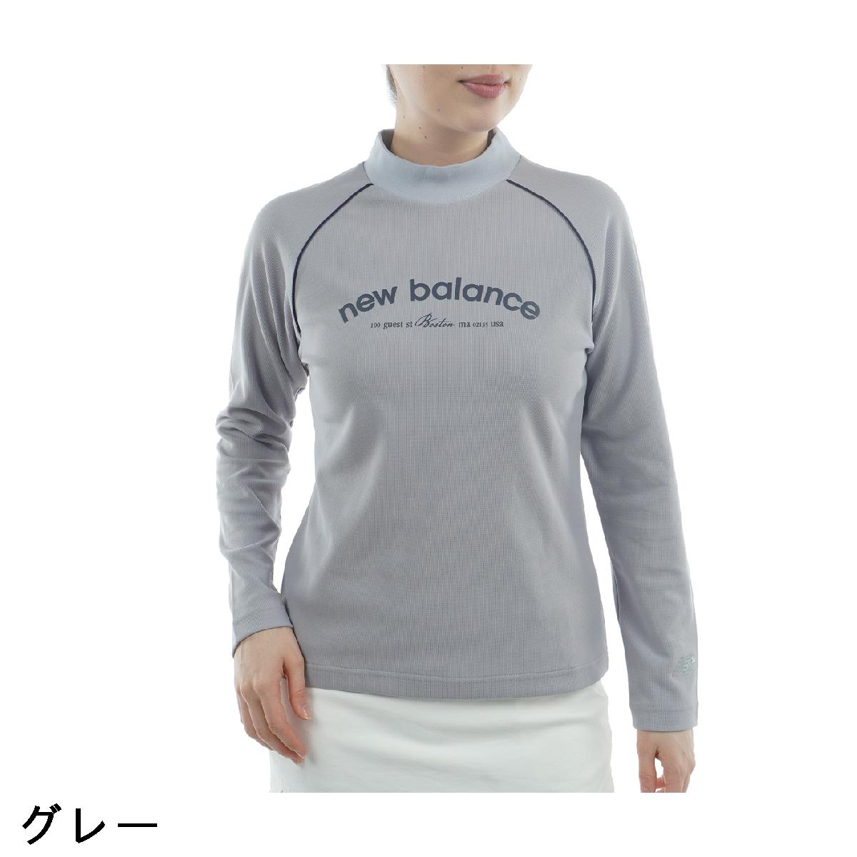 ニューバランス　New Balance Golf　ミニワッフル ストレッチ長袖モックネックプル...