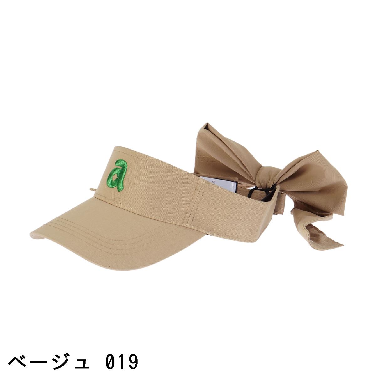 アルチビオ　archivio　ストレッチ バックリボンUVサンバイザー　レディス