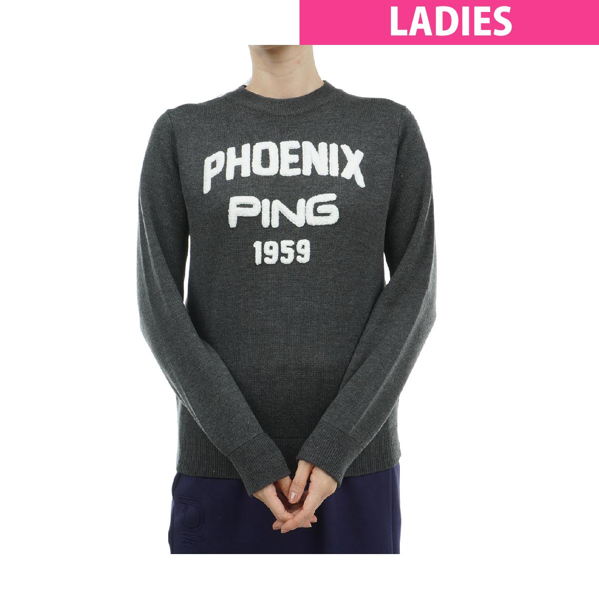 ピン　PING　クルーネックセーター　レディス