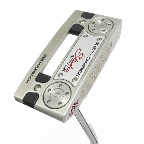 【中古】スコッティキャメロン　SCOTTY CAMERON　スタジオスタイル スクエアバック(2025) パター スチールシャフト　【34】シャフト：スチールシャフトBCランク　フレックス計測項目外　男性用 メンズ用