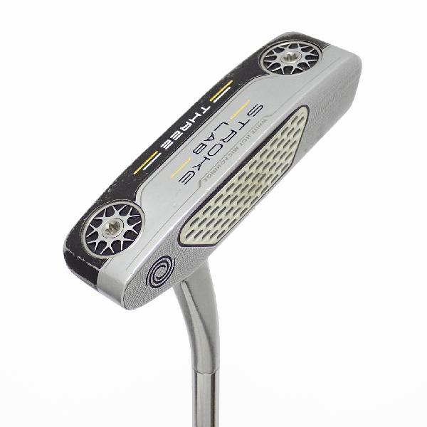 【中古】オデッセイ　STROKE LAB　ストロークラボ 19 THREE パター カーボンスチール複合シャフト　【34】シャフト：カーボンスチール複合シャフトDランク　フレックス計測項目外　男性用 メンズ用　右用