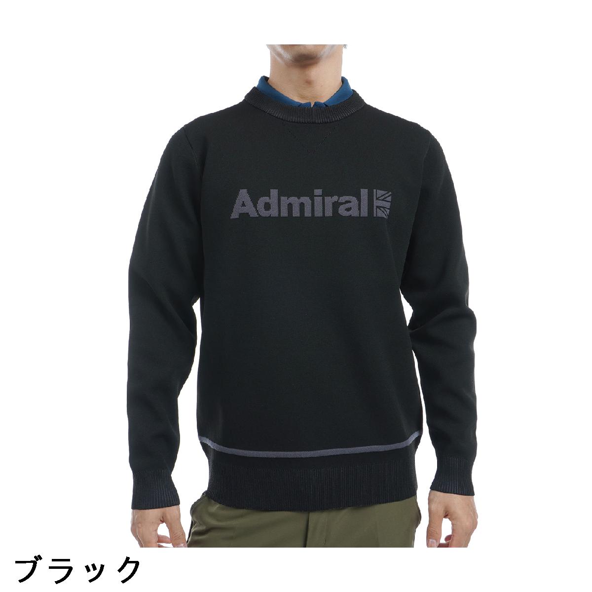アドミラル　Admiral　フラッグロゴ クルーネックセーター