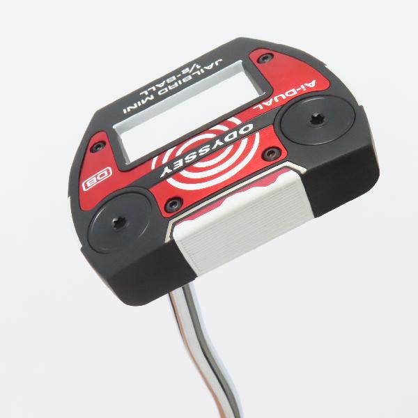 【中古】オデッセイ　Ai-DUAL　Ai-DUAL 1/2-BALL DW パター スチールシャフト　【34】シャフト：スチールシャフトCランク　フレックス計測項目外　男性用 メンズ用　右用
