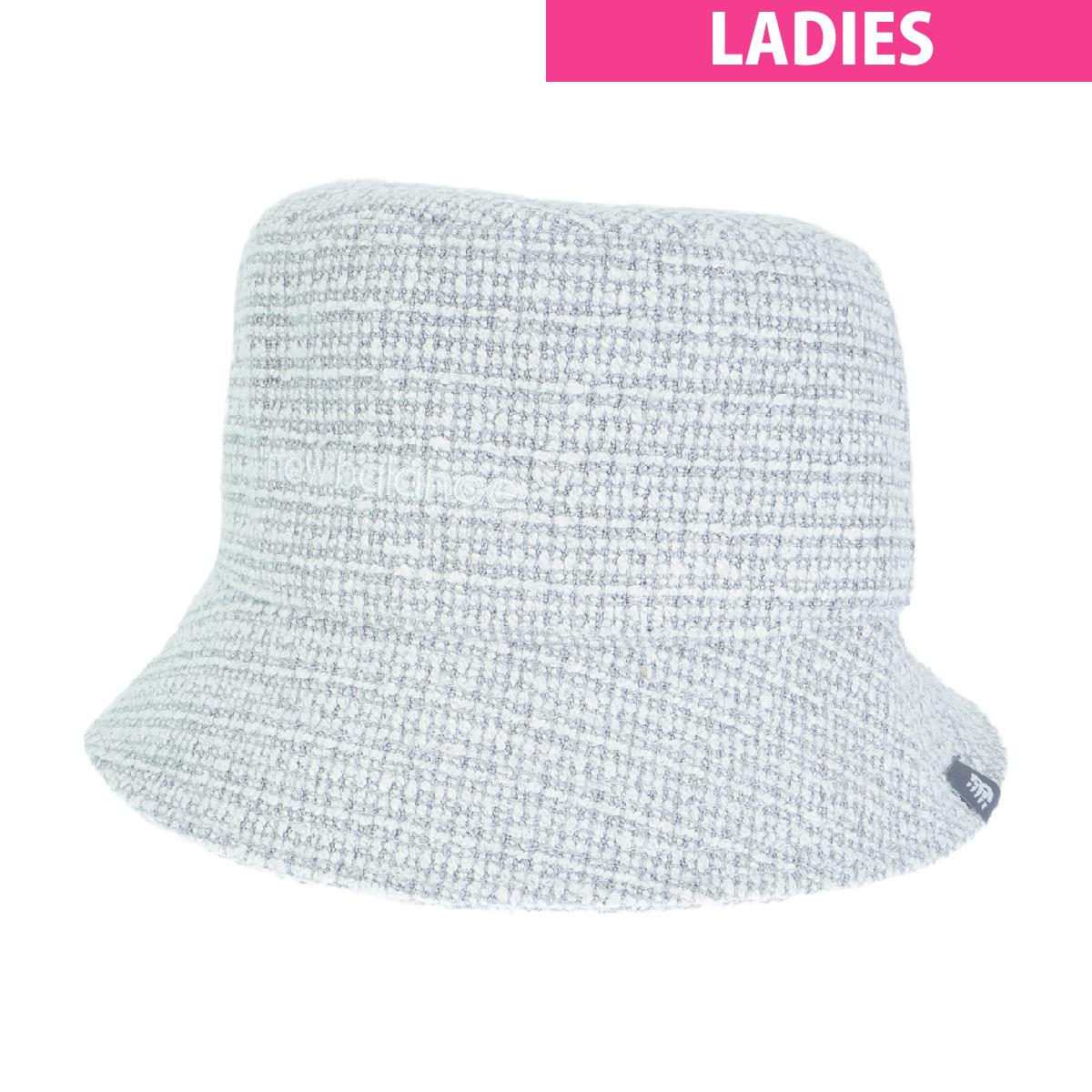 ニューバランス　New Balance　ツイード ロゴ刺繍 バケットハット　レディス