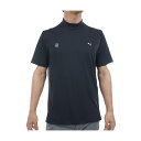 プーマ PUMA TK ストレッチ ビッグラベル モックネック半袖シャツ