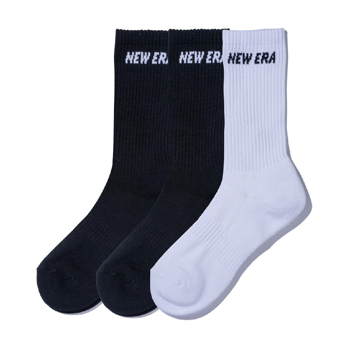 ニューエラ　NEW ERA　クルーソックス 3足セット