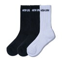 ニューエラ NEW ERA クルーソックス 3足セット
