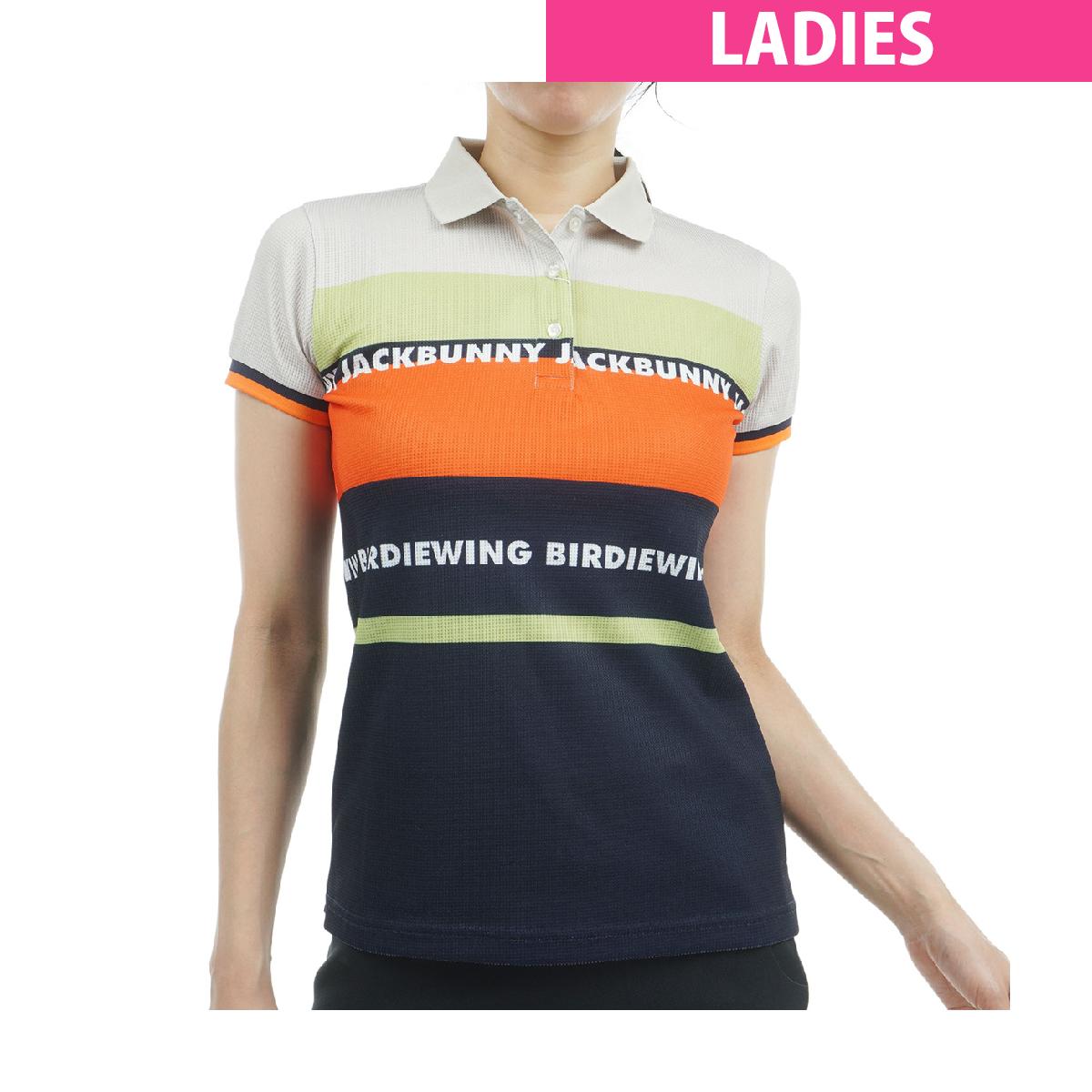 ジャックバニー　Jack Bunny!!　BIRDIE WING イヴ 半袖ポロシャツ　レディス