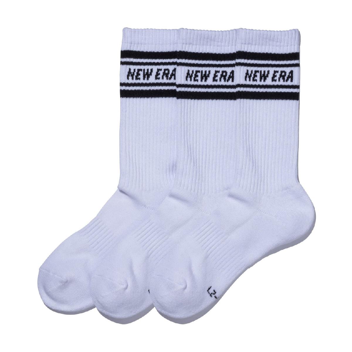 ニューエラ NEW ERA クルーソックス 3足セット