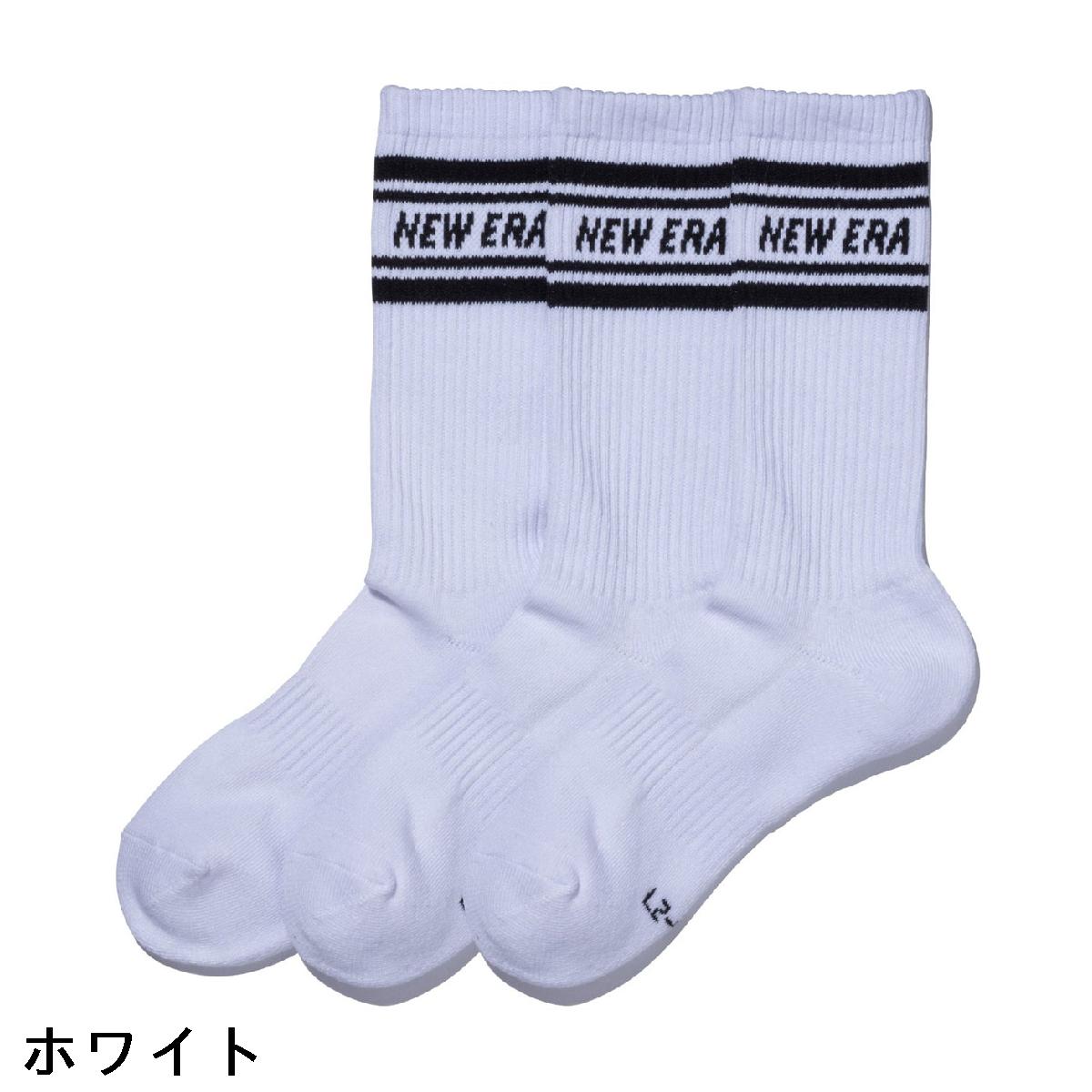 ニューエラ　NEW ERA　クルーソックス 3足セット