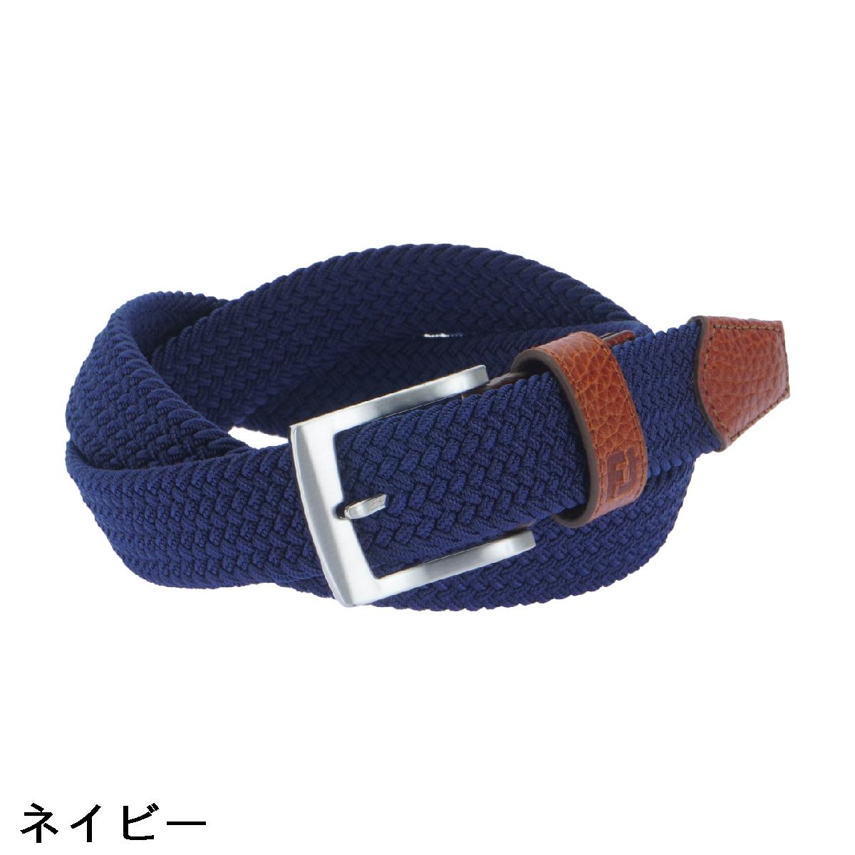 フットジョイ　Foot Joy　ストレッチ ソリッドメッシュベルト