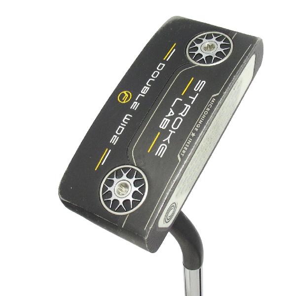 オデッセイ　STROKE LAB　ストロークラボ BLACK DOUBLE WIDE FLOW パター カーボンスチール複合シャフト　シャフト：カーボンスチール複合シャフトCDランク　フレックス計測項目外　男性用 メンズ用　右用