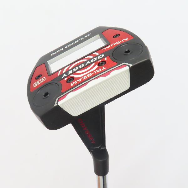 【中古】オデッセイ　Ai-DUAL　Ai-DUAL TRI-BEAM JAILBIRD MINI CS パター スチールシャフト　【34】シャフト：スチールシャフトBCランク　フレックス計測項目外　男性用 メンズ用　右用