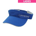 ジュン アンド ロペ JUN & ROPE ラインストーンロゴ ツイルサンバイザー レディス