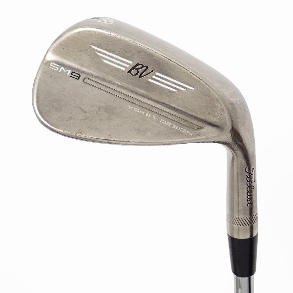 タイトリスト　Vokey　ボーケイ SM9 BRASHED STEEL ウェッジ BV105　シャフト：BV105CDランク　フレックス設定無　男性用 メンズ用　右用