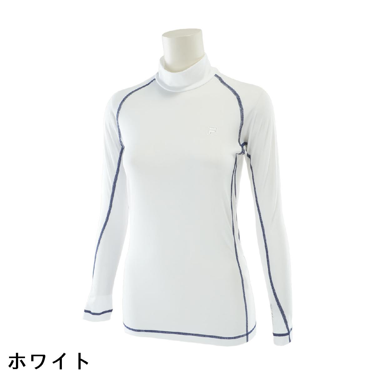 フィラ　FILA　ストレッチ ソフトコンプレッションハイネック 長袖インナーシャツ...