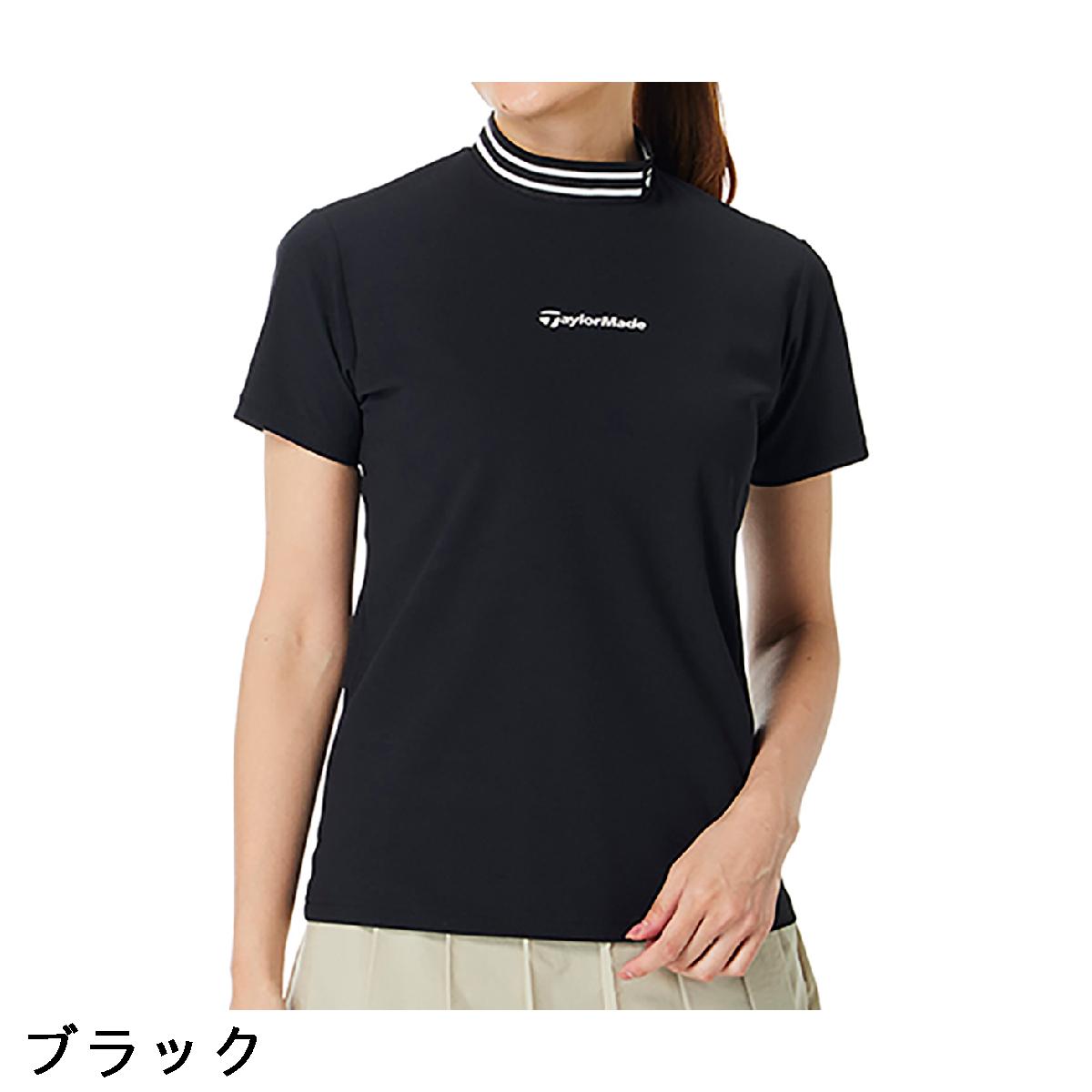 テーラーメイド　Taylor Made　ストレッチ モックネック半袖シャツ　レディス