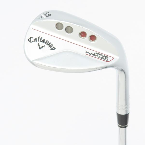 【中古】キャロウェイゴルフ Callaway Golf JAWS FORGED クロムメッキ仕上げ ウェッジ スチールシャフト 【58-09】シャフト：スチールシャフトDランク フレックス判別不能 男性用 メンズ用 右用
