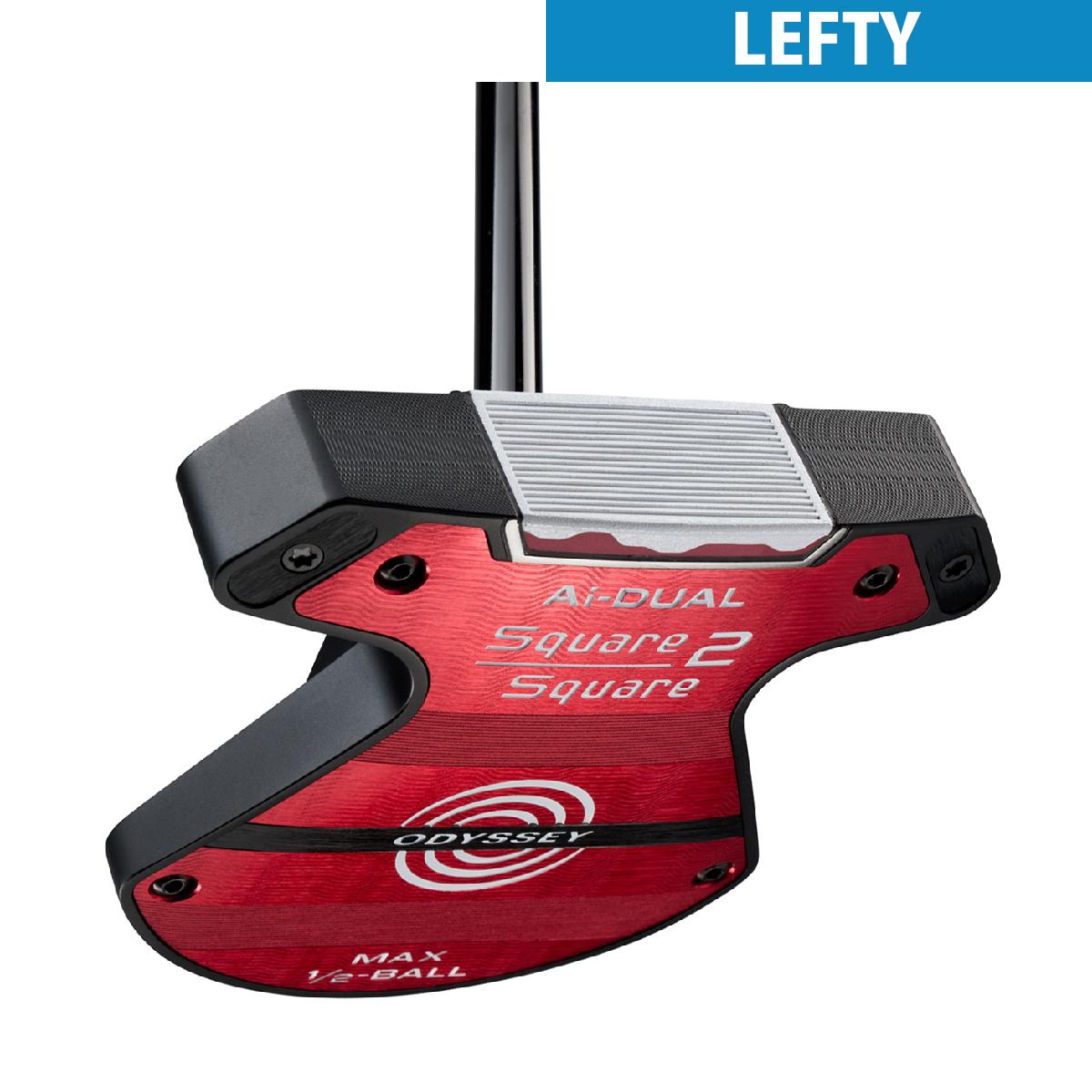 オデッセイ　Ai-DUAL　Ai-DUAL Square 2 Square 1／2-BALL MAX パター　レフティシャフト：STROKE LAB 120 BLACK