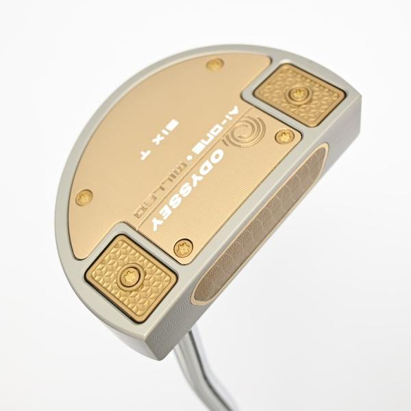 【中古】オデッセイ　AI-ONE MILLED　Ai-ONE MILLED SILVER SIX T DB パター スチールシャフト　【34】シャフト：スチールシャフトBCランク　フレックス計測項目外　男性用 メンズ用　右用